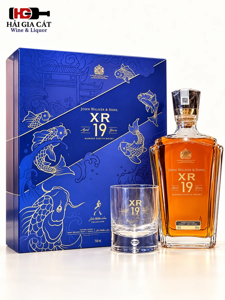 Rượu Johnnie Walker Xr 19 Năm Hộp Quà Tết 2027 | Hải Gia Cát