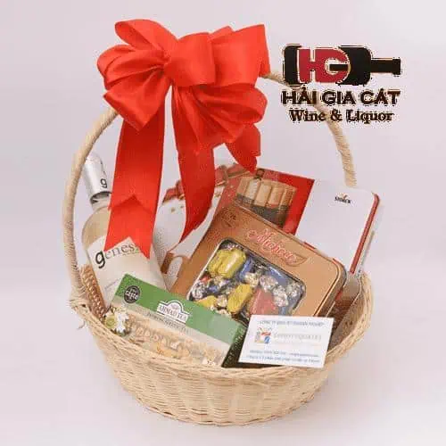 Giỏ quà tết có thành phần ngày càng đa dạng 