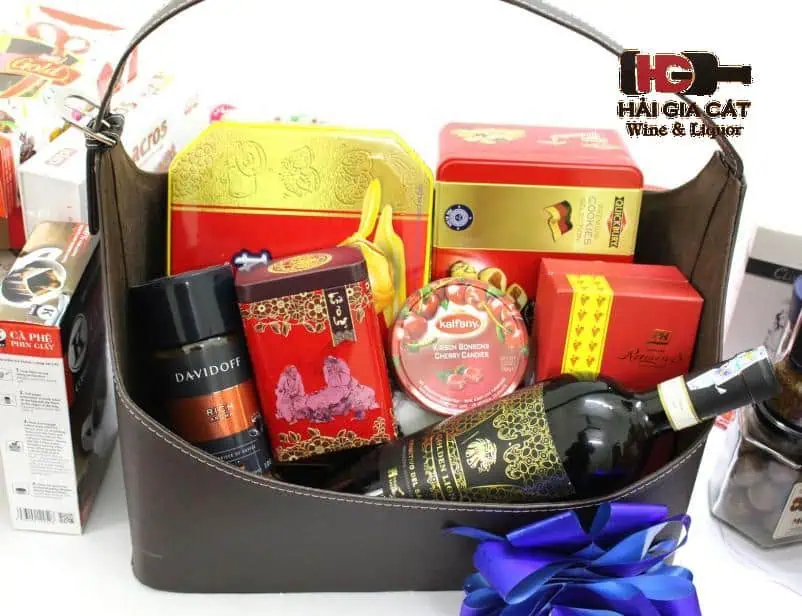 Giỏ quà tết sang trọng cho doanh nghiệp 