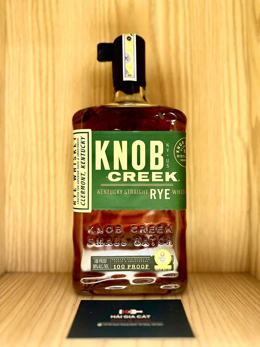 Ruou Knob Creek Rye Whiskey Hgc