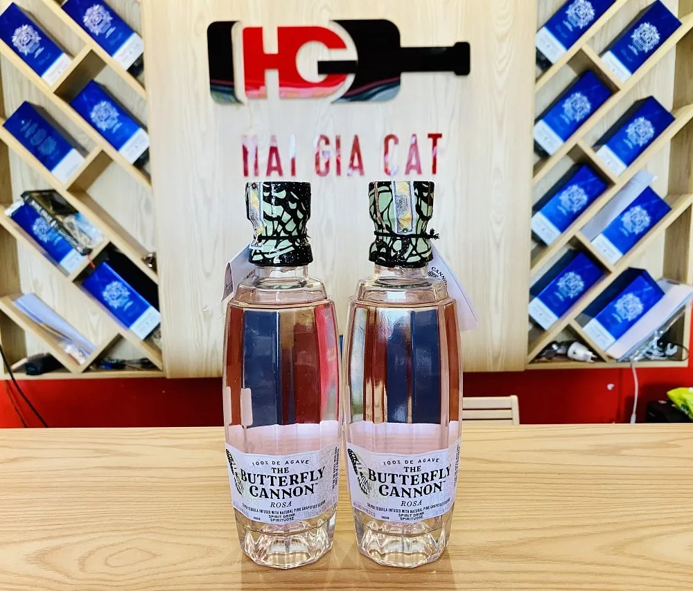 Giới thiệu rượu Tequila Butterfly Cannon Rosa