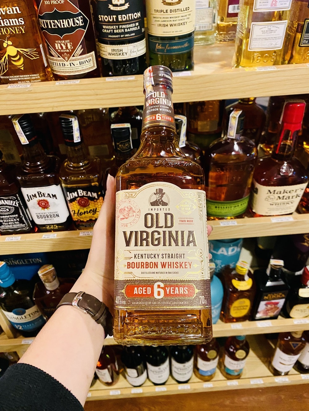 Mua rượu Old Virginia Bourbon Whiskey 6 Years chất lượng tại Hải Gia Cát