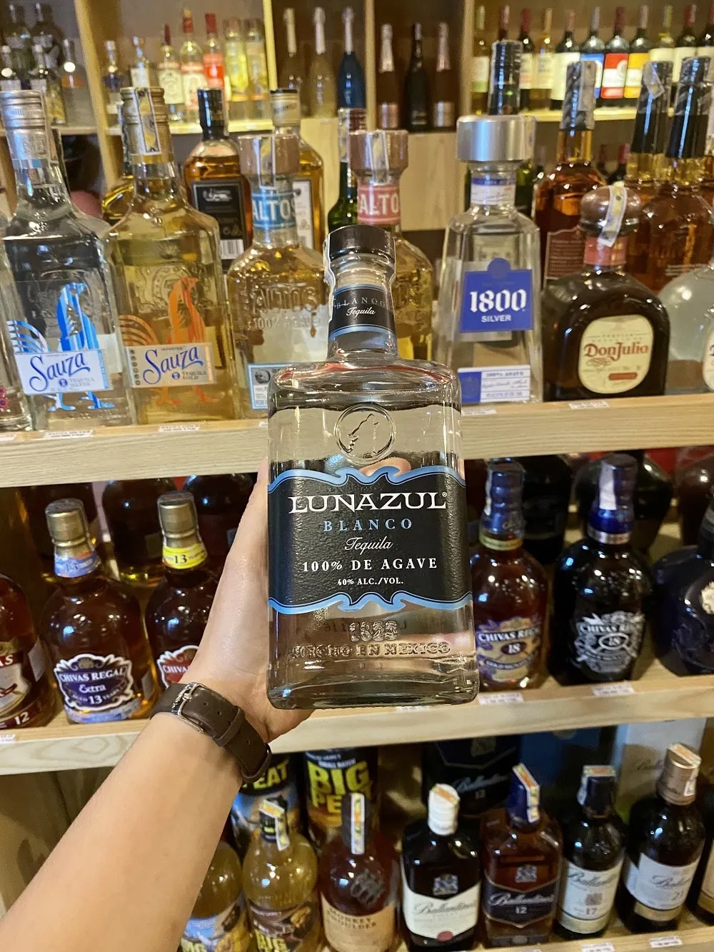 Mua rượu Tequila Lunazul Blanco ở Đà Nẵng tại Hải Gia Cát