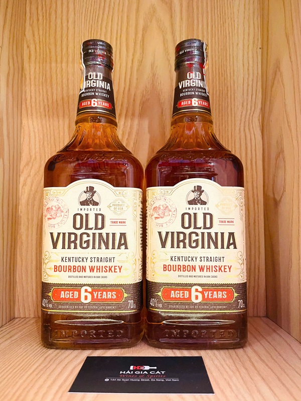 Ruou Old Virginia Bourbon Whiskey 6 Years 2024