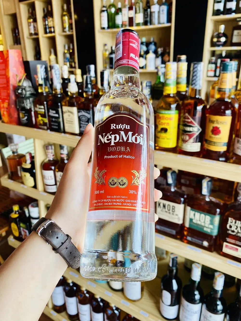 Mua rượu Vodka Nếp Mới 500ml ở Đà Nẵng tại Hải Gia Cát
