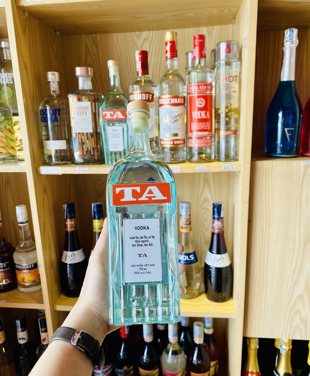 Mua rượu vodka TA ở Đà Nẵng tại Hải Gia Cát