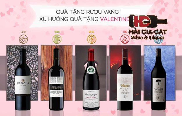 Rượu vang - Món quà Valentine chất lượng ý nghĩa