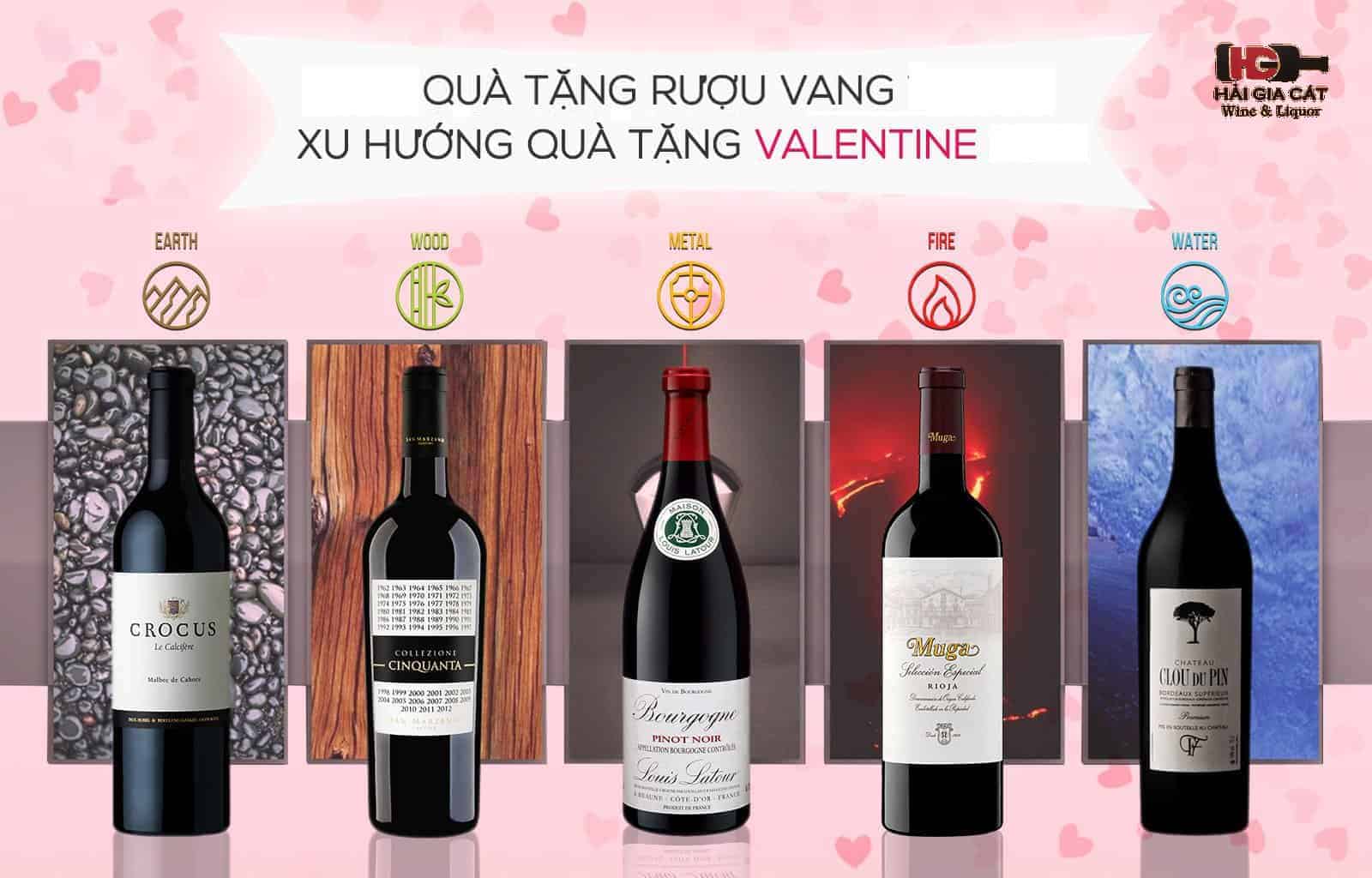 Rượu vang - Món quà Valentine chất lượng ý nghĩa 