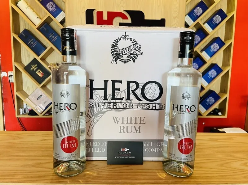 Cách bảo quản và pha chế rượu Hero Rum