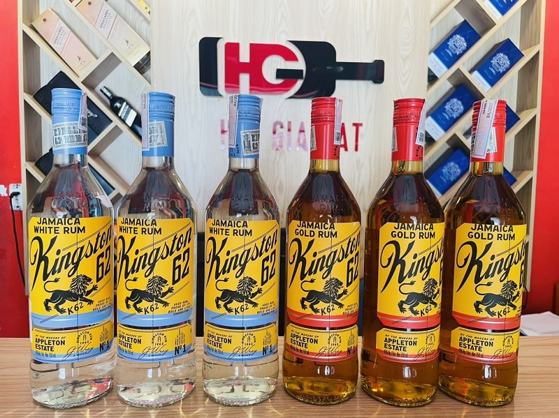 Giới thiệu rượu Rum Kingston 62