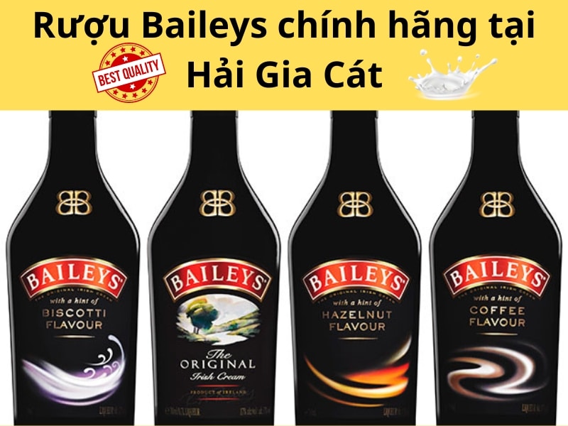 Rượu Baileys chính hãng tại Hải Gia Cát