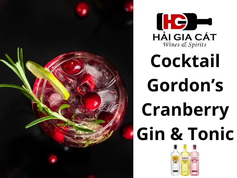 Cocktail Gordon’s Cranberry Gin & Tonic
