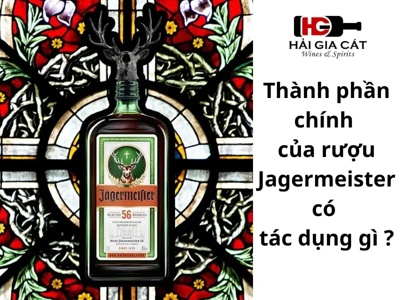 Tác dụng của một số thành phần chính rượu Jagermeister