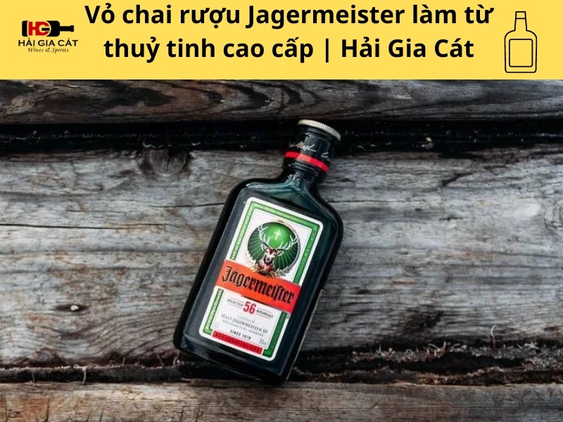 Vỏ chai rượu Jagermeister