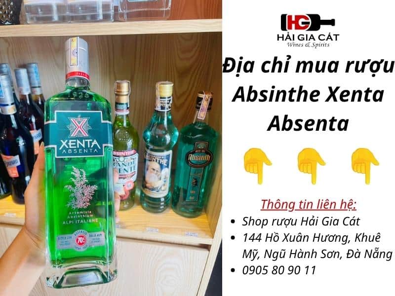 Địa chỉ mua rượu Absinthe Xenta Absenta