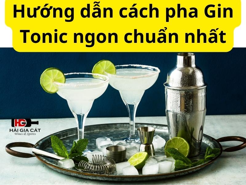 Hướng dẫn cách pha Gin Tonic tại Hải Gia Cát