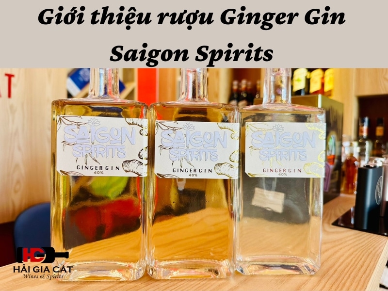 Giới thiệu rượu Ginger Gin Saigon Spirits 