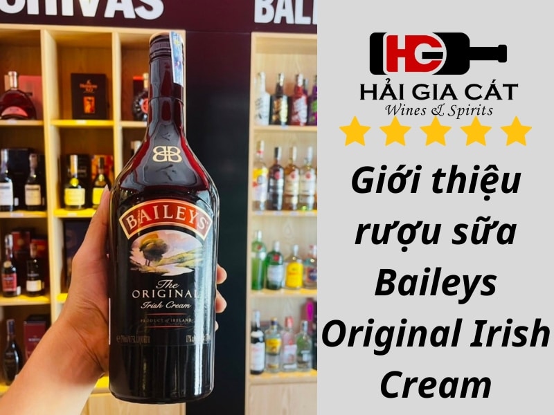 Giới thiệu rượu sữa Baileys Original Irish Cream