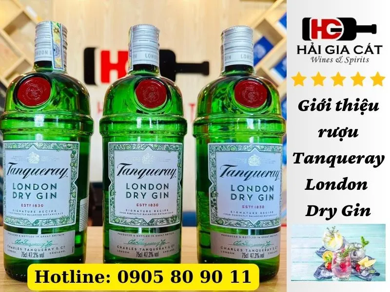 Giới thiệu rượu Tanqueray London Dry Gin