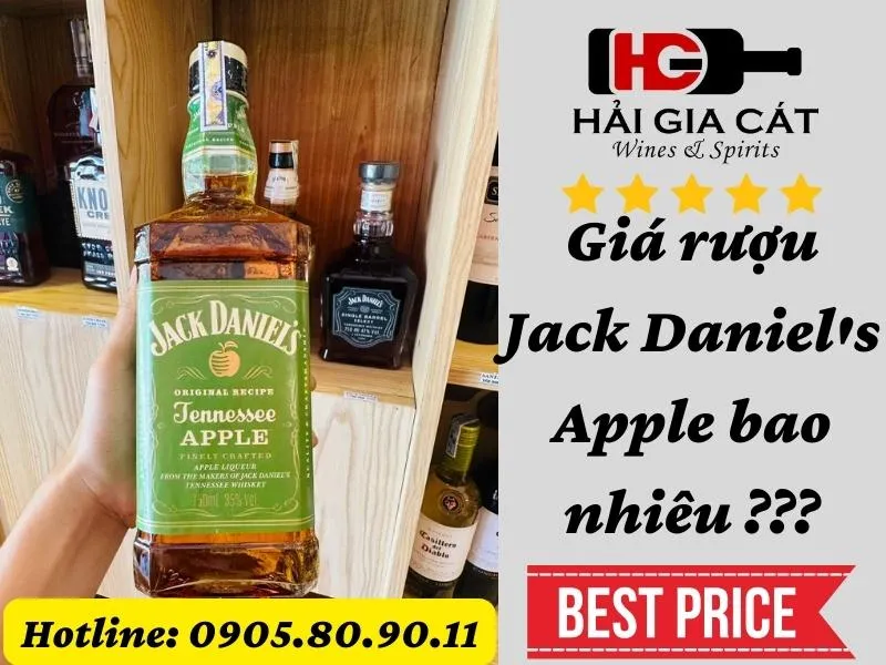 Giá rượu Jack Daniel's Apple bao nhiêu