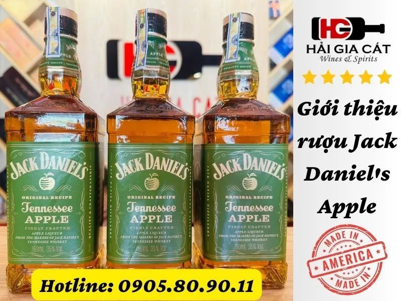 Giới thiệu rượu Jack Daniel's Apple