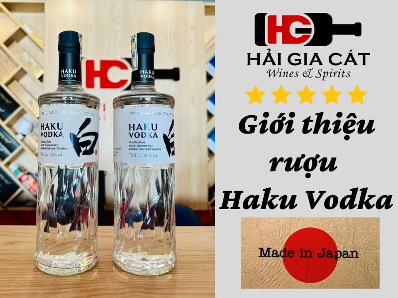 Giới thiệu rượu Haku Vodka