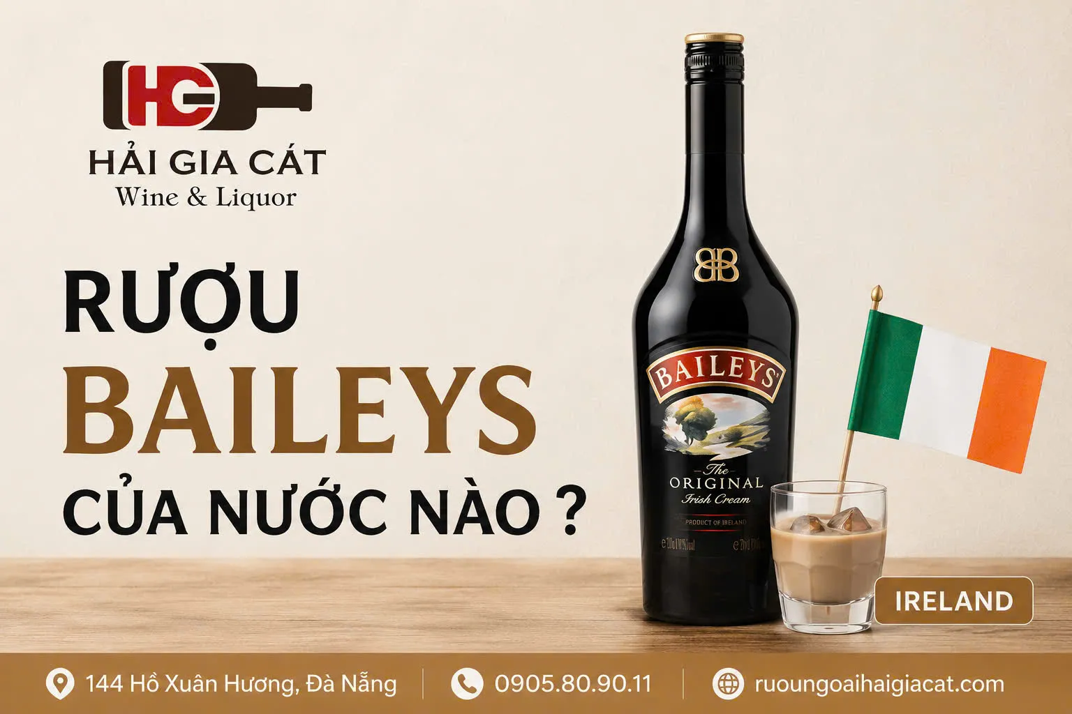 Ruou Baileys Cua Nuoc Nao