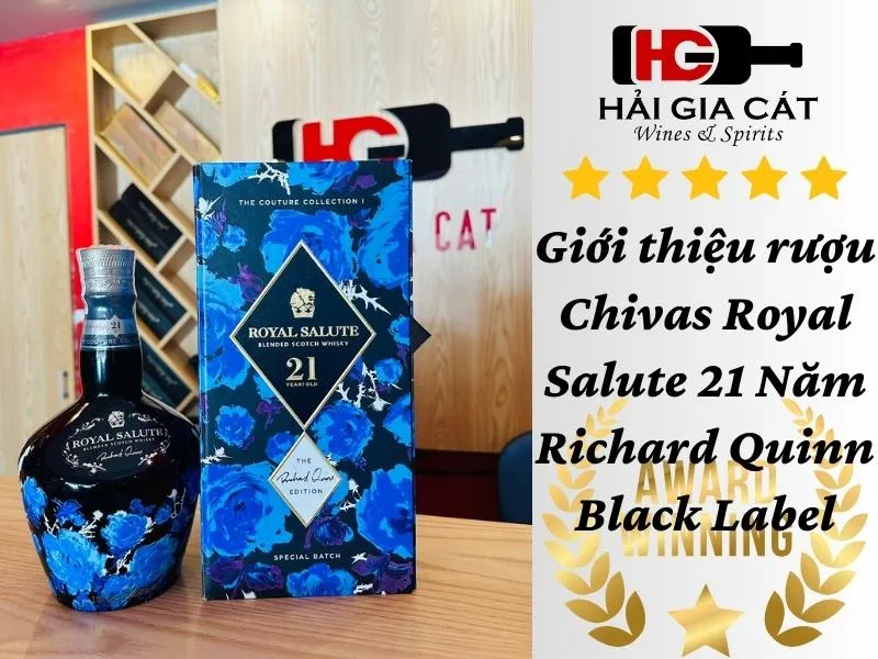 Giới thiệu rượu Chivas 21 Năm Richard Quinn Black Label