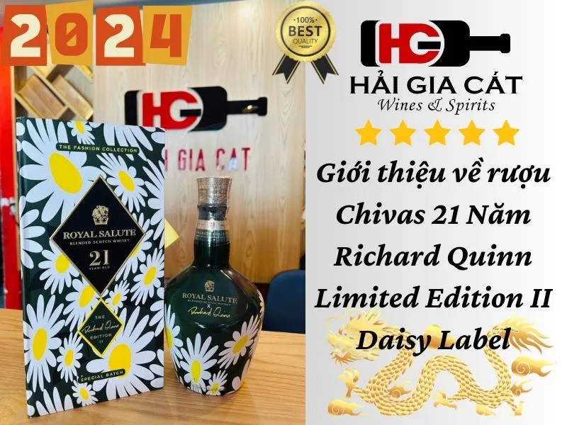 Giới thiệu về Rượu Chivas 21 Năm Richard Quinn Limited Edition II Daisy Label