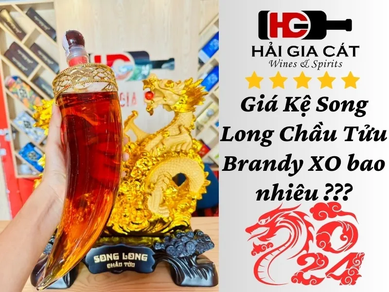 Giá Kệ Song Long Chầu Tửu Brandy XO bao nhiêu ???