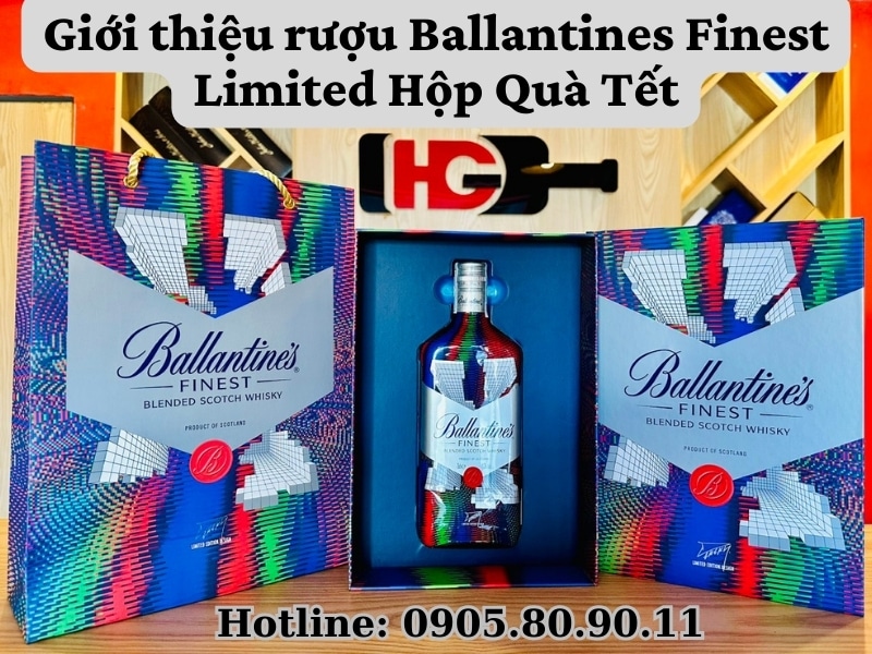 Giới thiệu rượu Ballantines Finest Limited Hộp Quà Tết