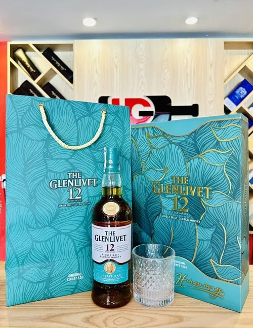Rượu Glenlivet 12 năm Hộp Quà Tết 2024