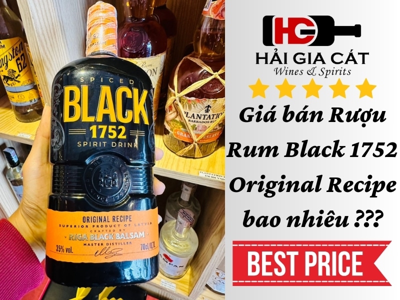 Giá bán Rượu Rum Black 1752 Original Recipe bao nhiêu ???