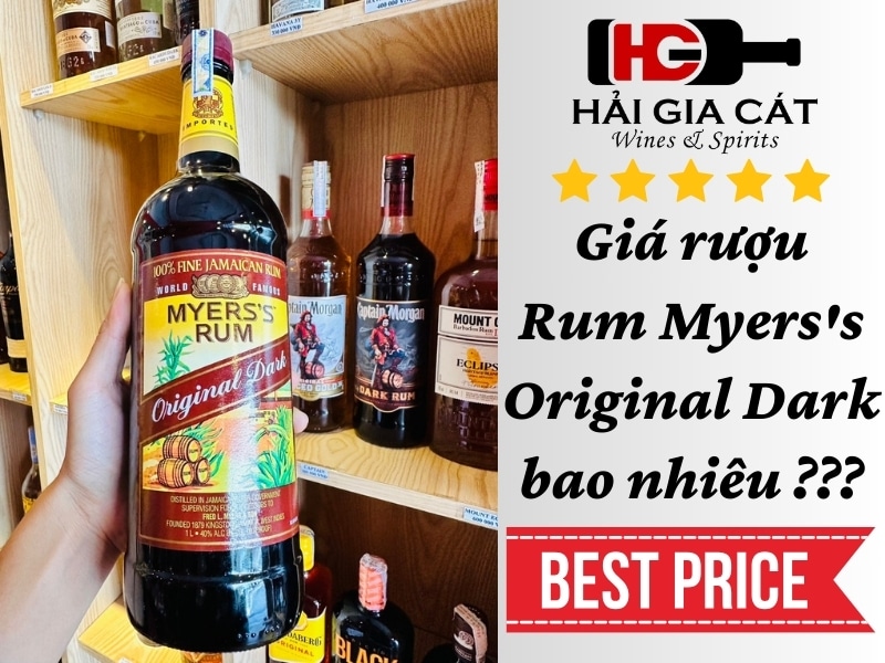 Giá rượu Rum Myers's Original Dark bao nhiêu ???