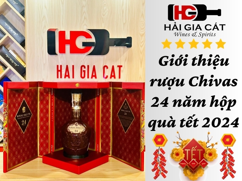 Giới thiệu rượu Chivas 24 năm hộp quà tết 2024