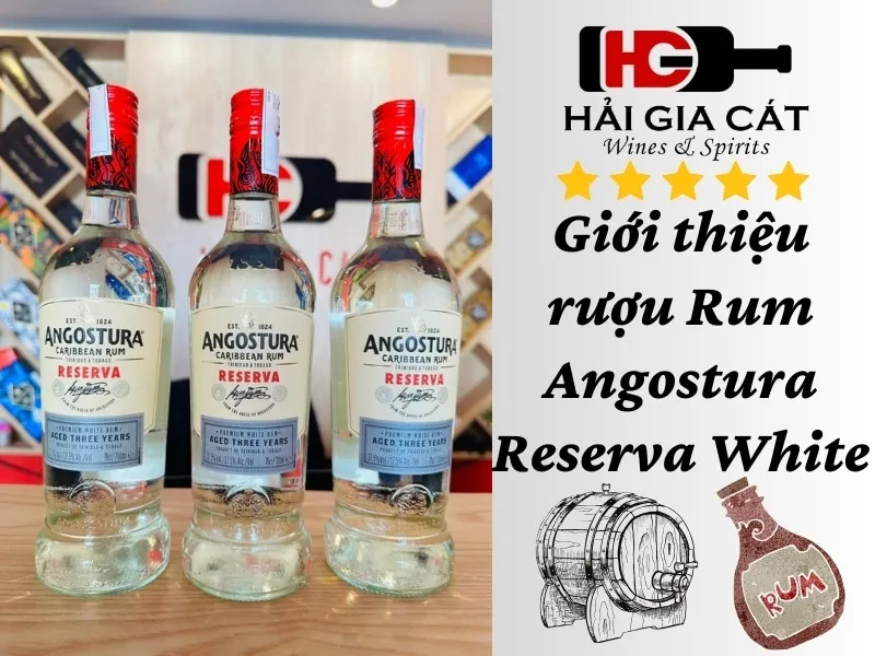 Giới thiệu rượu Rum Angostura Reserva White
