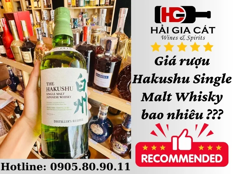 Giá rượu Hakushu Single Malt Whisky bao nhiêu?