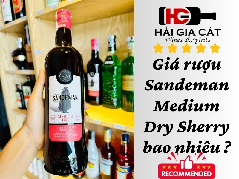 Giá rượu Sandeman Medium Dry Sherry bao nhiêu ?