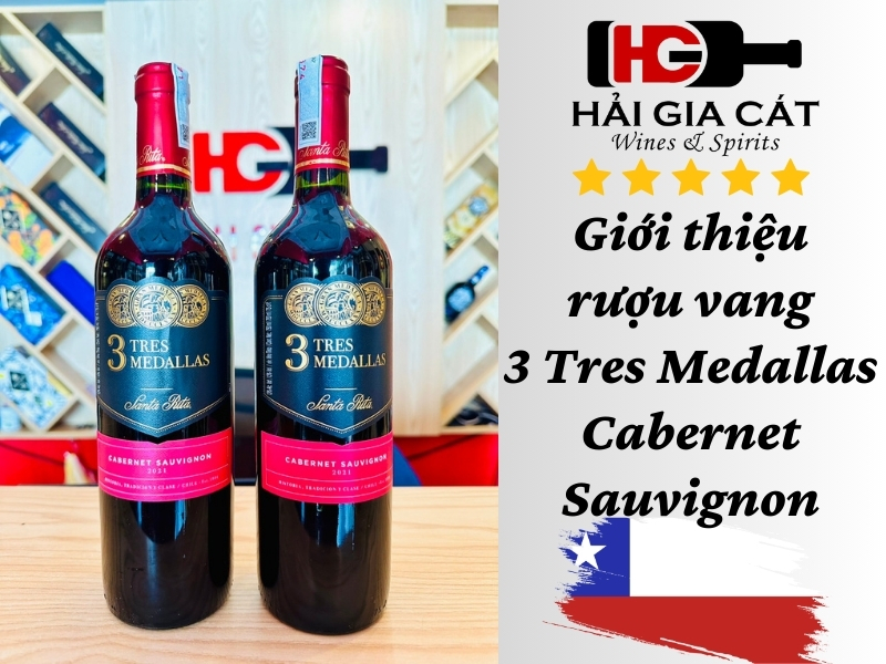 Giới thiệu rượu vang 3 Tres Medallas Cabernet Sauvignon