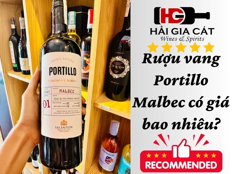 Rượu vang Portillo Malbec có giá bao nhiêu?