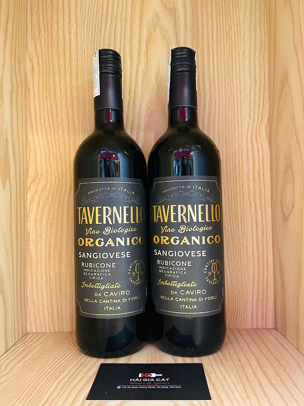 Ruou Vang Tavernello Organico Sangiovese Rubicone 2024