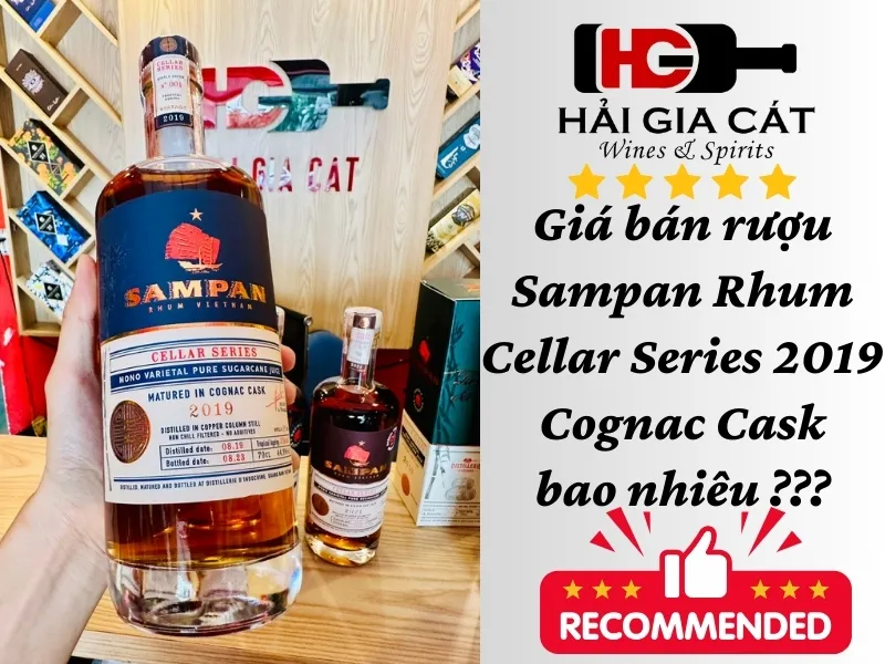 Giá bán rượu Sampan Rhum Cellar Series 2019 Cognac Cask bao nhiêu ???