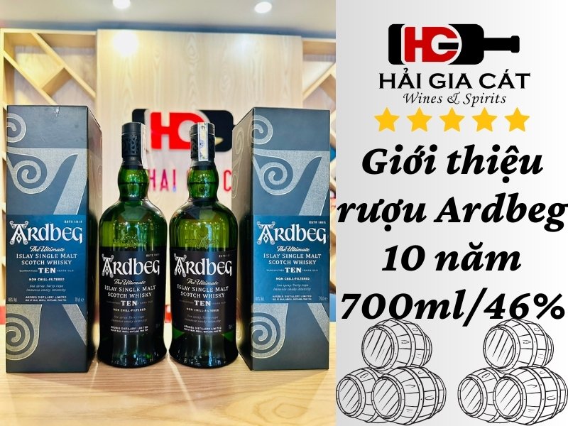 Giới thiệu rượu Ardbeg 10 năm