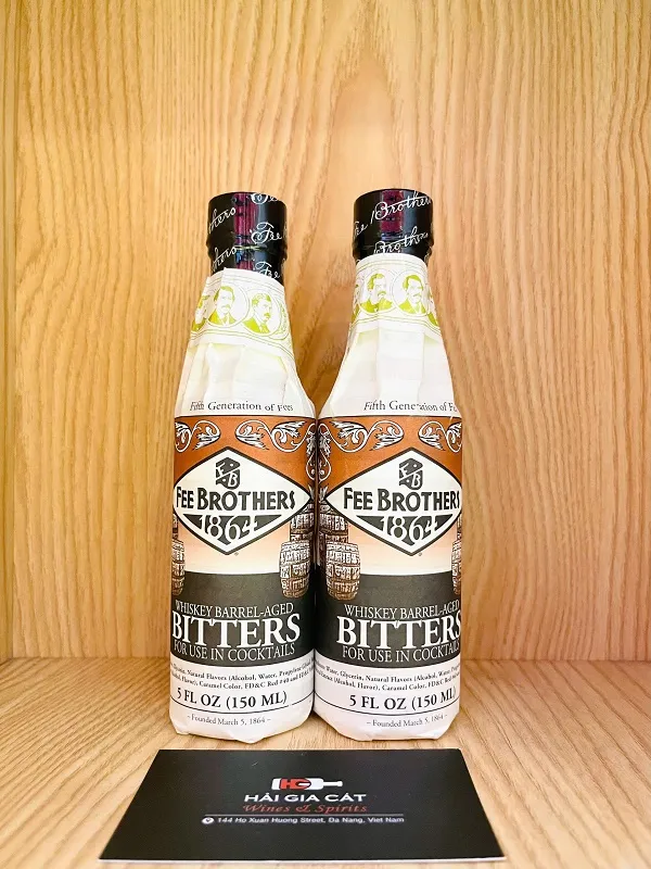Ruou Bitters Fee Brothers Whiskey Barrel Aged 2024