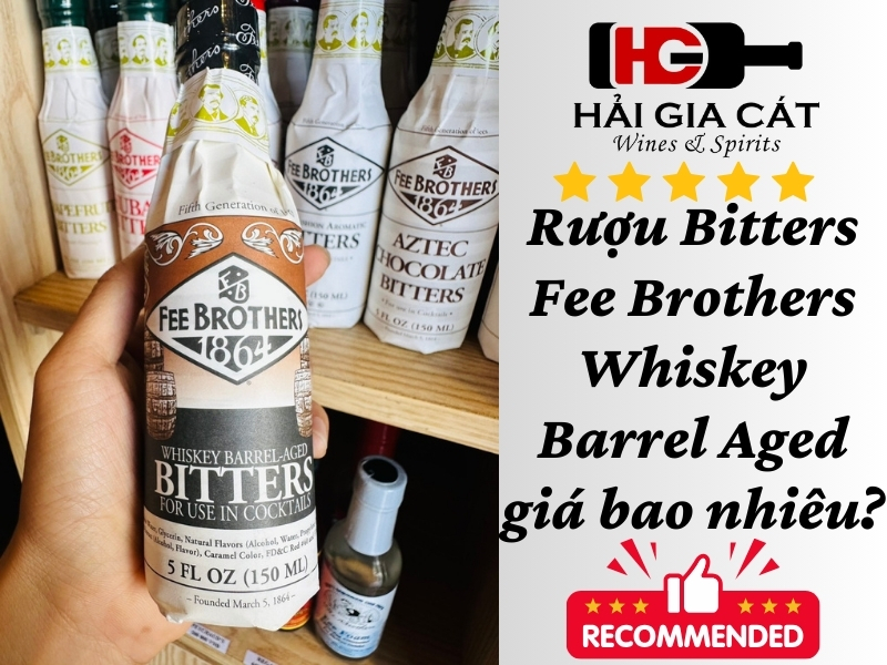 Rượu Bitters Fee Brothers Whiskey Barrel Aged có giá bao nhiêu?