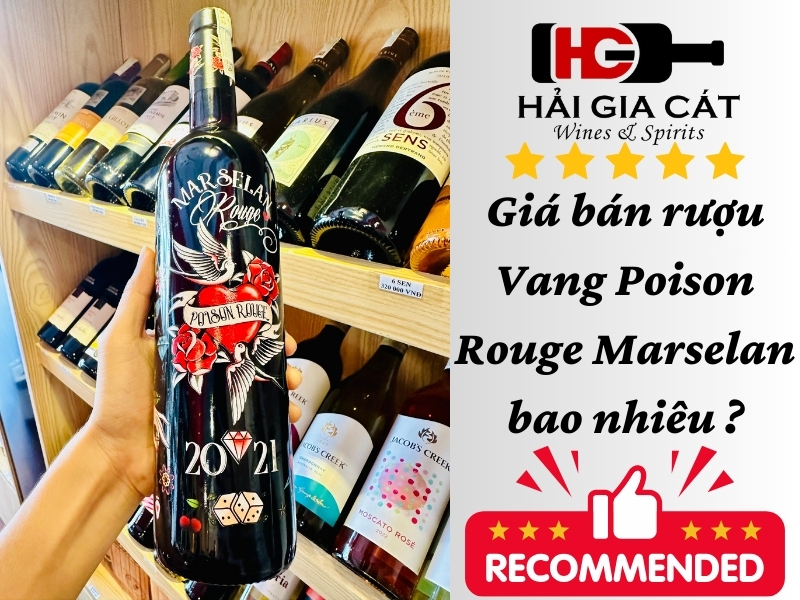 Giá bán rượu Vang Poison Rouge Marselan bao nhiêu ?