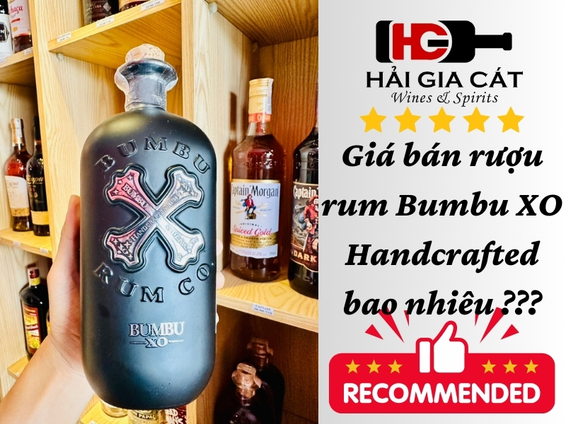 Giá bán rượu rum Bumbu XO Handcrafted bao nhiêu