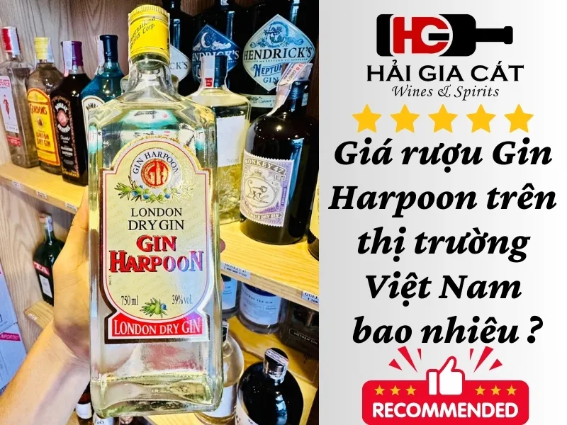 Giá rượu Gin Harpoon trên thị trường Việt Nam bao nhiêu ?