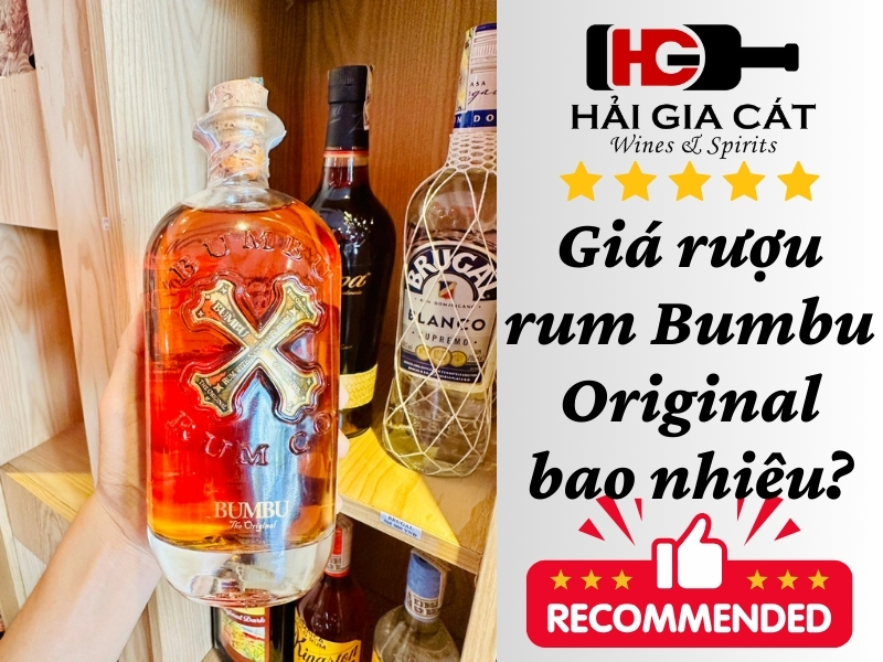 Giá rượu rum Bumbu Original bao nhiêu?