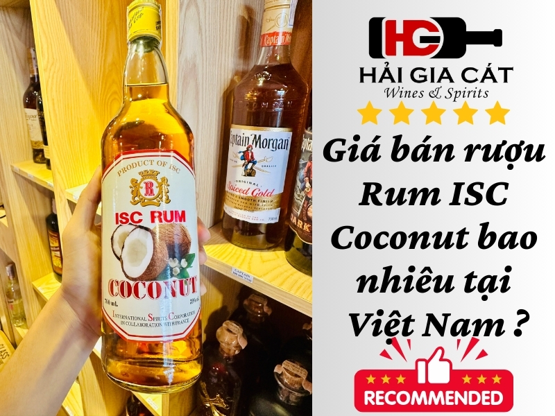 Giá bán rượu Rum ISC Coconut bao nhiêu tại Việt Nam ?